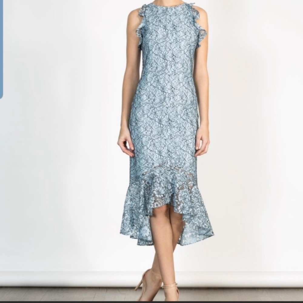 Shoshanna Kendra Lace Midi Dress